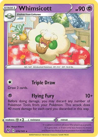 #076 Whimsicott 076/185 Rare