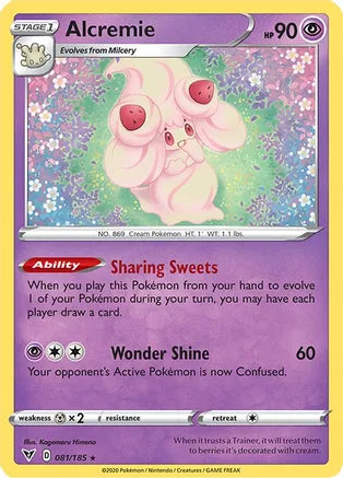 #081 Alcremie 081/185 Rare