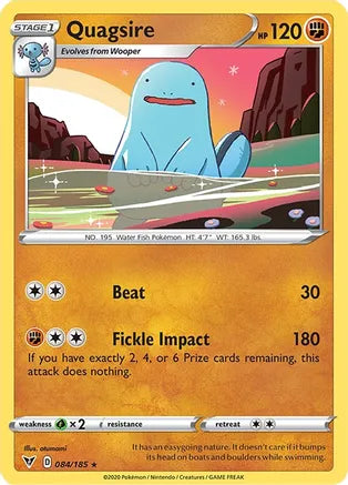 #084 Quagsire 084/185 Rare