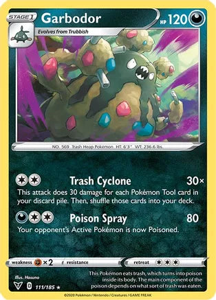 #111 Garbodor 111/185 Rare