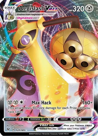 #127 Aegislash Vmax 127/185 Ultra Rare