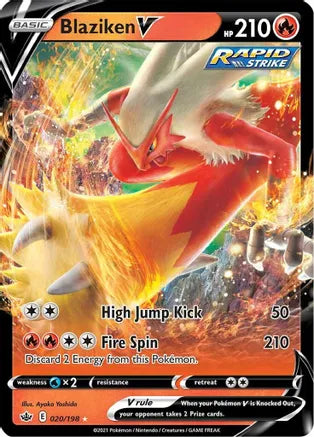 #020 Blaziken V 020/198 Ultra Rare
