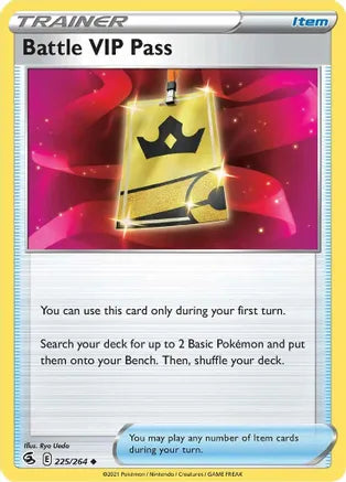 #225 Battle VIP Pass 225/264 Uncommon