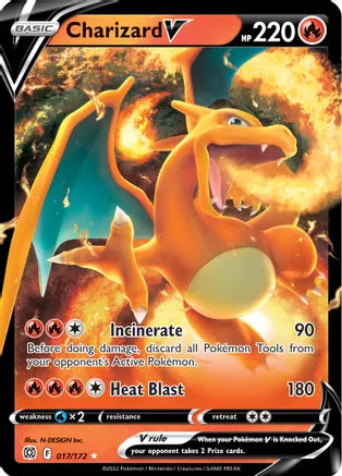 #017 Charizard V 017/172 Ultra Rare