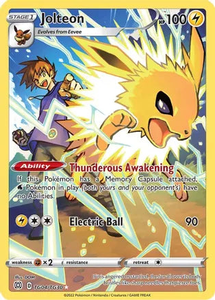 TG04/TG30 Jolteon Trainer Gallery