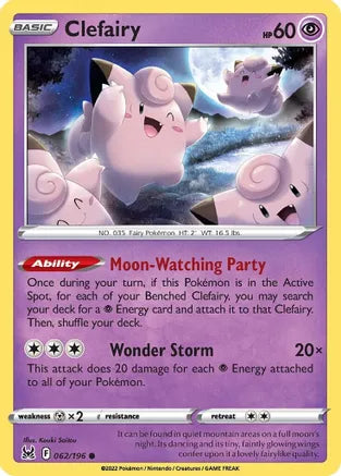 #062 Clefairy 062/196 Common
