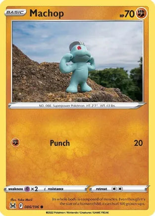 #086 Machop 086/196 Common