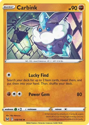 #108 Carbink 108/196 Uncommon
