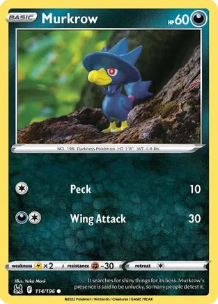 #114 Murkrow 114/196 Common