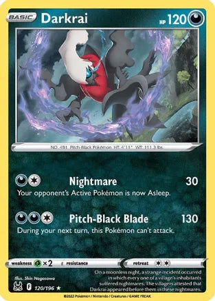 #120 Darkrai 120/196 Rare