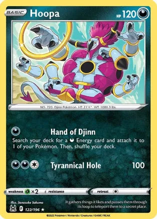 #122 Hoopa 122/196 Rare