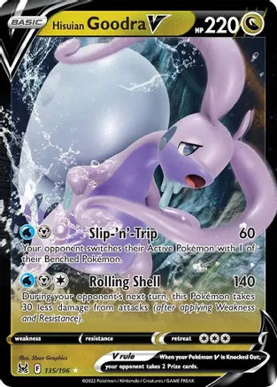 #135 Hisuian Goodra V 135/196 Ultra Rare