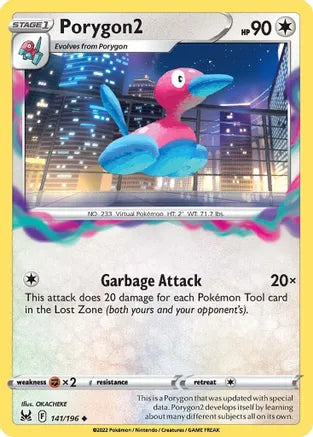 #141 Porygon2 141/196 Uncommon