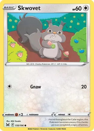 #150 Skwovet 150/196 Common