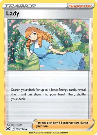 #159 Lady 159/196 Uncommon