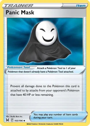 #165 Panic Mask 165/196 Uncommon