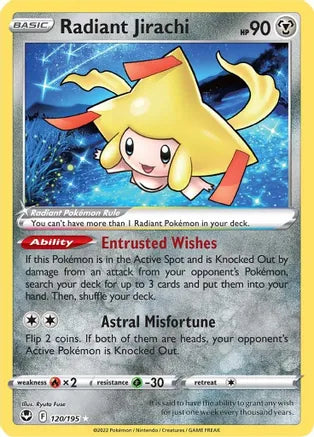 #120 Radiant Jirachi 120/195 Ultra Rare