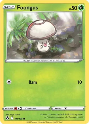 #011 Foongus 011/195 Common