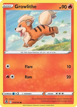 #019 Growlithe 019/195 Common