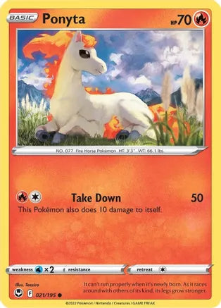 #021 Ponyta 021/195 Common