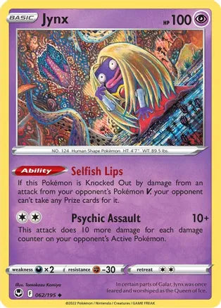 #062 Jynx 062/195 Uncommon