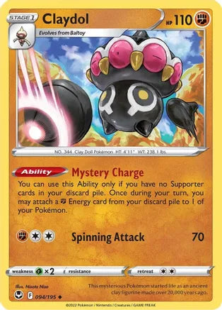 #094 Claydol 094/195 Uncommon
