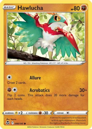 #098 Hawlucha 098/195 Common