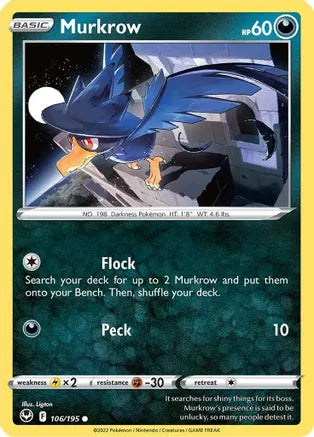 #106 Murkrow 106/195 Common