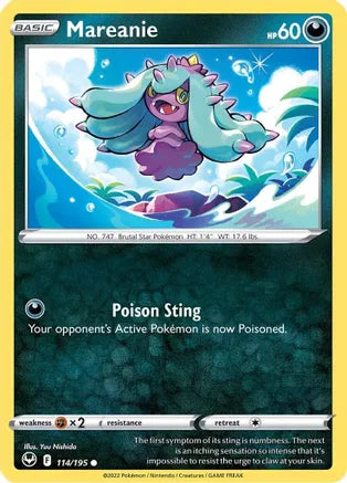 #114 Mareanie 114/195 Common
