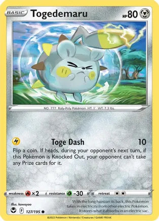 #127 Togedemaru 127/195 Common