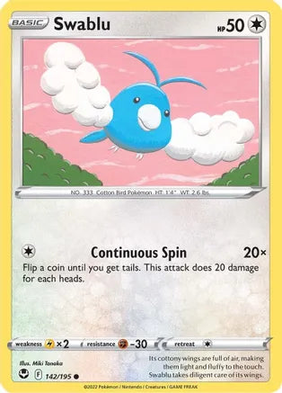 #142 Swablu 142/195 Common
