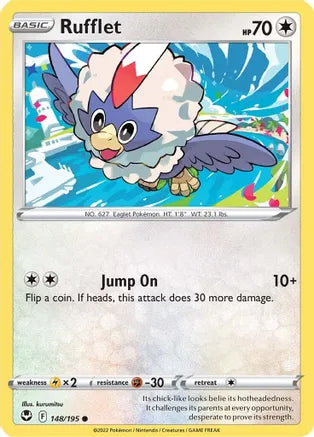 #148 Rufflet 148/195 Common