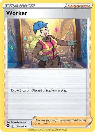 #167 Worker 167/195 Uncommon