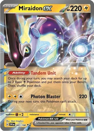 #081 Miraidon EX 081/198 Double Rare