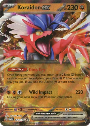 #125 Koraidon EX 125/198 Double Rare