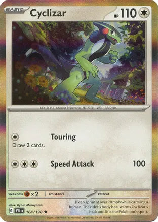#164 Cyclizar 164/198 Rare Holo