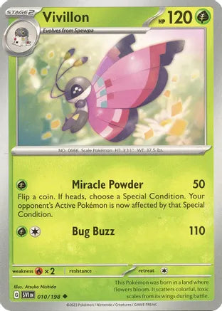 #010 Vivillon 010/198 Uncommon