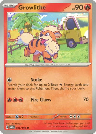 #031 Growlithe 031/198 Common