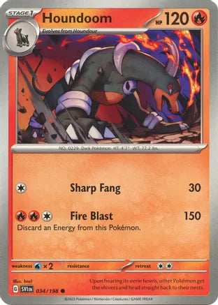 #034 Houndoom 034/198 Common