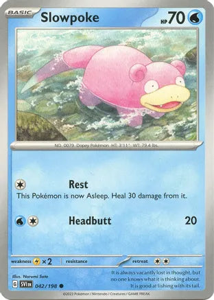 #042 Slowpoke 042/198 Common