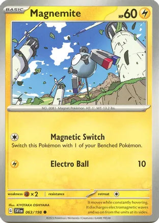 #063 Magnemite 063/198 Common