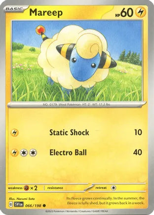 #066 Mareep 066/198 Common