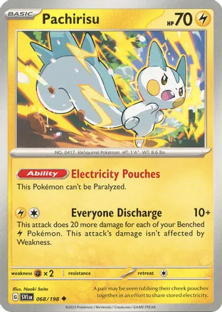 #068 Pachirisu 068/198 Uncommon