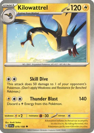 #079 Kilowattrel 079/198 Uncommon