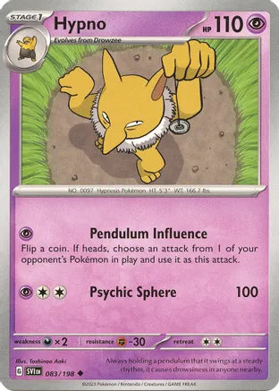 #083 Hypno 083/198 Uncommon