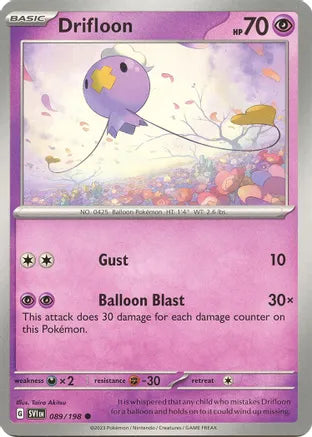 #089 Drifloon 089/198 Common