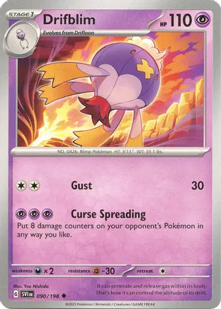 #090 Drifblim 090/198 Uncommon