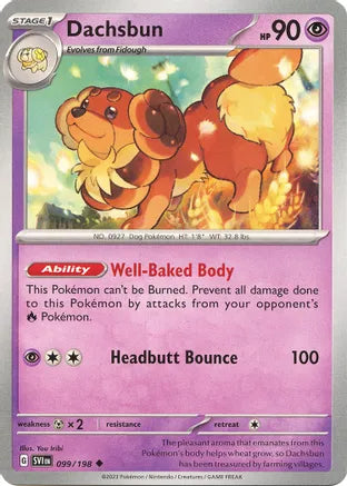 #099 Dachsbun 099/198 Uncommon