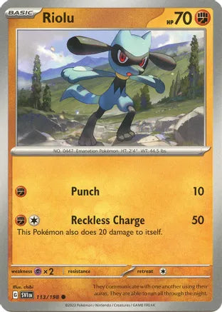 #113 Riolu 113/198 Common