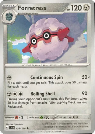 #139 Forretress 139/198 Uncommon